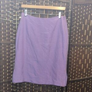Purple lilac Women's silk & linen Skirt, 10